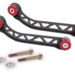 UCA110 - Upper Control Arms, Non-adjustable, Poly Bushings, Black Hammertone