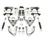 2019-PRESENT GM Silverado/Sierra1500 4/6 LOWERING KIT W/ BOLT ON C-NOTCH (ALL CABS)