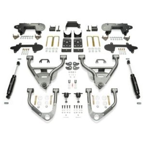 2019-PRESENT GM Silverado/Sierra1500 4/6 LOWERING KIT W/ BOLT ON C-NOTCH (ALL CABS)