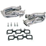 2011-2017 MUSTANG 3.7L V6 1-5/8 SHORTY TUNED LENGTH HEADERS (POLISHED SILVER CERAMIC)