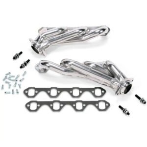 1979-1993 MUSTANG 351 SWAP 1-5/8 SHORTY HEADERS (POLISHED SILVER CERAMIC)