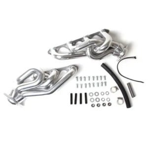 1979-1993 MUSTANG 5.0L 1-5/8 SHORTY EQUAL LENGTH HEADERS (POLISHED SILVER CERAMIC)