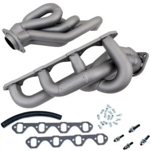 1979-1993 MUSTANG 5.0L 1-5/8 SHORTY EQUAL LENGTH HEADERS (TITANIUM CERAMIC)