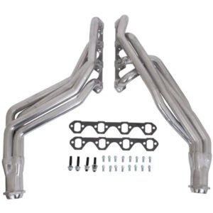 1994-1995 MUSTANG 5.0L 1-5/8 LONG TUBE HEADERS (POLISHED SILVER CERAMIC)