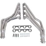 1979-1993 MUSTANG 5.0L 1-5/8 LONG TUBE HEADERS (TITANIUM CERAMIC) PLUS MATCHING SHORT MID X PIPE WITH HIGH FLOW CATALYTIC CONVERTERS