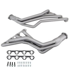 1979-1993 MUSTANG 5.0L 1-5/8 LONG TUBE HEADERS (AUTO ONLY) (TITANIUM CERAMIC)