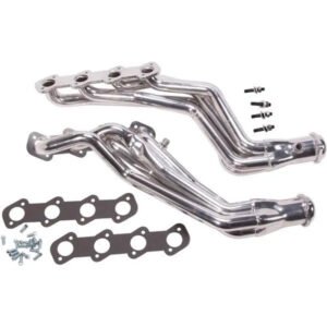 1996-2004 MUSTANG 4.6L-2V GT/BULLIT 1-5/8 LONG TUBE HEADERS MANUAL TRANS ONLY (POLISHED SILVER CERAMIC)