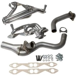 1994-1995 GM LT-1 SINGLE CAT 1-5/8 SHORTY HEADERS (POLISHED SILVER CERAMIC)