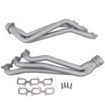2011-2014 MUSTANG V6 1-3/4 LONG TUBE HEADERS (TITANIUM CERAMIC) PLUS MATCHING SHORT MID X PIPE WITH HIGH FLOW CATALYTIC CONVERTERS