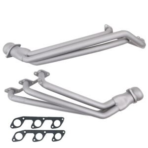2005-2010 FORD MUSTANG V6 1-5/8" LONG TUBE HEADERS - USE 16431 MID PIPE - (TITANIUM CERAMIC)