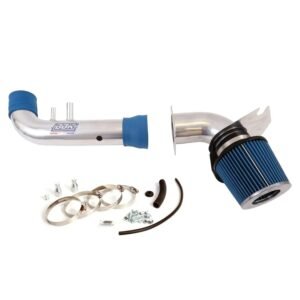 1996-2004 MUSTANG GT COLD AIR INTAKE-FENDERWELL STYLE (POWDER CHROME)