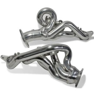 2015-2017 MUSTANG GT 1-3/4 TUNED LENGTH SHORTY HEADERS (POLISHED SILVER CERAMIC)