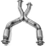 3" x 2-1/2" Catted X-Pipe. 1999-2004 Mustang. Requires Kooks Headers.