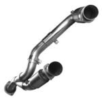 3" SS Catted Y-Pipe. 2009-2010 GM Truck 6.2L. Connects to OEM.