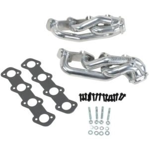 1997-2003 FORD F150, 1997-2002 FORD EXP 4.6L 1-5/8 SHORTY HEADERS (POLISHED SILVER CERAMIC)
