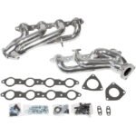 1999-2013 GM TRUCK/SUV 4.8/5.3L 1-3/4 SHORTY HEADERS (POLISHED SILVER CERAMIC)