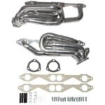 1996-1999 GM TRUCK/SUV 5.0/5.7L 1-5/8 SHORTY HEADERS (POLISHED SILVER CERAMIC)