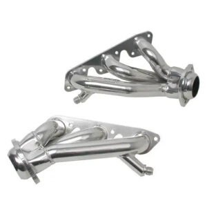 1999-2004 MUSTANG 3.8L-V6 1-5/8 SHORTY HEADERS (POLISHED SILVER CERAMIC)
