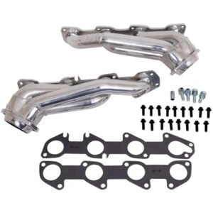 2005-2008 DODGE 5.7L CHALLENGER CHARGER HEMI CARS 1-3/4 SHORTY HEADERS (POLISHED SILVER CERAMIC)