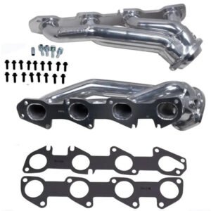 2009-2024 DODGE 5.7L CHALLENGER CHARGER HEMI CARS 1-3/4 SHORTY HEADERS (POLISHED SILVER CERAMIC)