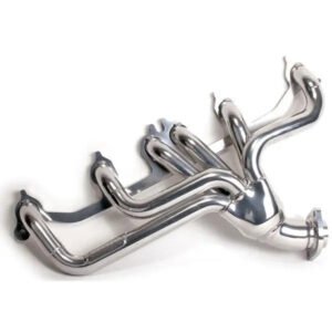 1991-1999 JEEP 4.0L 1-1/2 SHORTY HEADER - (POLISHED SILVER CERAMIC)