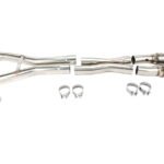 3" SS Catted X-Pipe. 2006-2013 Z06/ZR1 Corvette. Connects to OEM Exhaust.