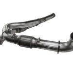 3" SS Catted Y-Pipe. 2010-2014 F150 Raptor 6.2L 4V.  Connects to OEM.