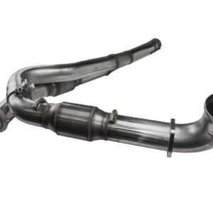 3" SS Catted Y-Pipe. 2010-2014 F150 Raptor 6.2L 4V.  Connects to OEM.