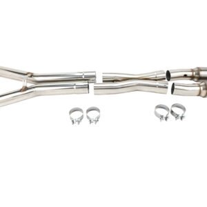 3" SS Catted X-Pipe. 2009-2013 Corvette 6.2L. Connects to OEM.