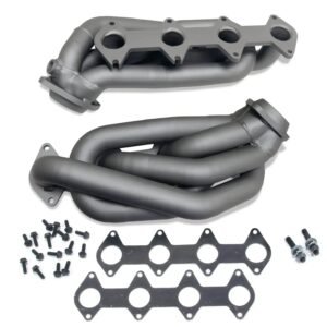 2005-2010 MUSTANG GT 1-5/8 SHORTY TUNED LENGTH HEADERS (TITANIUM CERAMIC)