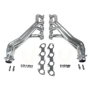 2005-2008 DODGE 5.7 HEMI CAR LONG TUBE HEADERS (POLISHED SILVER CERAMIC)