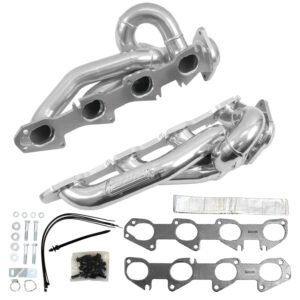 2009-2018 RAM TRUCK 5.7L 1500 + 2019-2024 RAM CLASSIC 1500 1-3/4 SHORTY HEADERS (POLISHED SILVER CERAMIC)