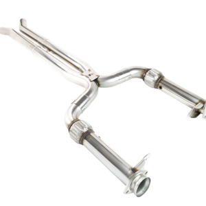 3" x 2-3/4" SS Comp. Only X-Pipe. 2015-2020 Shelby GT350. Retains OEM Mufflers.
