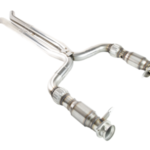 3" x 2-3/4" SS Catted X-Pipe. 2015-2020 Shelby GT350. Retains OEM Mufflers.