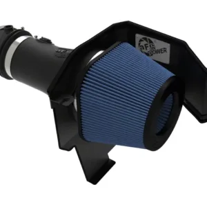 AFE 6.2L Engine Magnum FORCE Stage-2 Cold Air Intake with Pro 5R Oiled Filter; Black