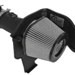 AFE 6.2L Engine Magnum FORCE Stage-2 Cold Air Intake with Pro DRY S Filter; Black