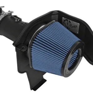 AFE 6.2L Engine Magnum FORCE Stage-2 Cold Air Intake with Pro 5R Oiled Filter; Black